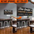 Upgrade Your 'Theater and Lounge' (Style 1) Canvas To 24x48 Inches
