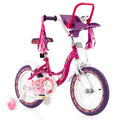 16 Inch Kids Bike with Doll Seat and Removable Training Wheels-16 inches
