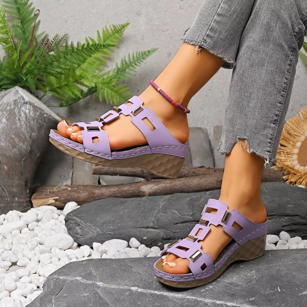 Women's Open Toe Wedge Sandals