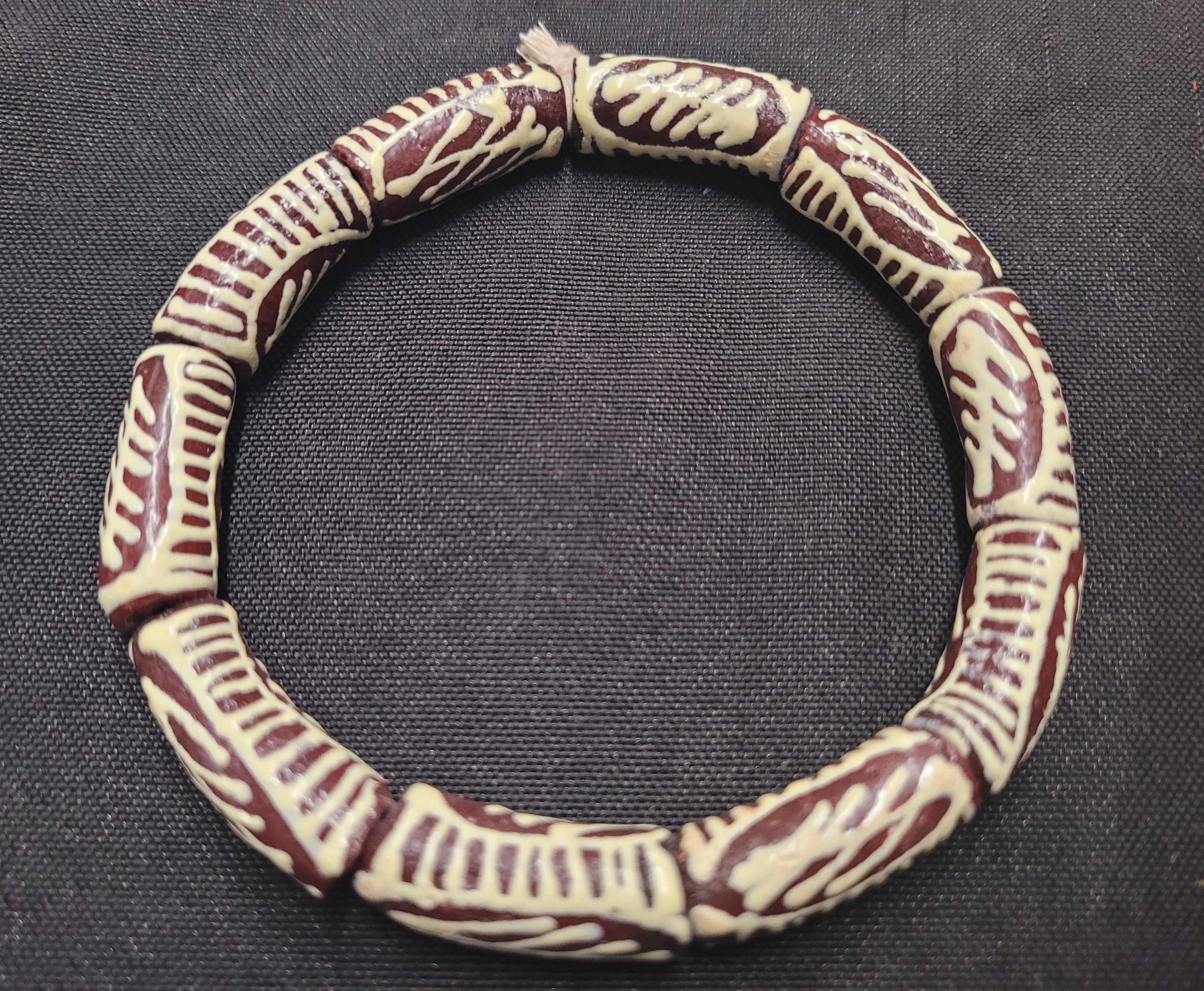 African glass beads, Ghana beads for jewelry making, AAB# 1669