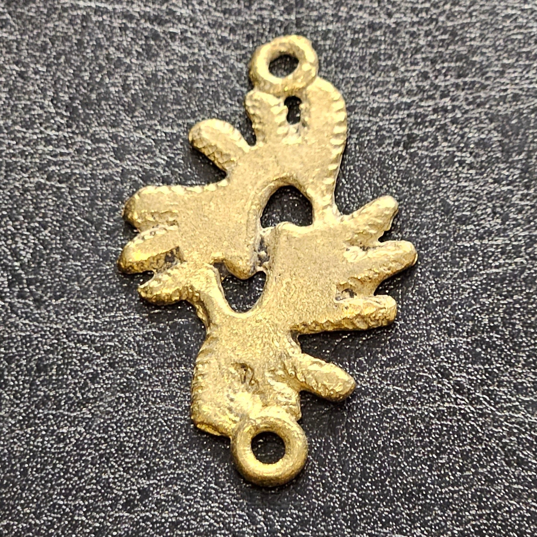 Ashanti Brass Obi Nka Obi Pendant - Symbol of harmony/Individuality