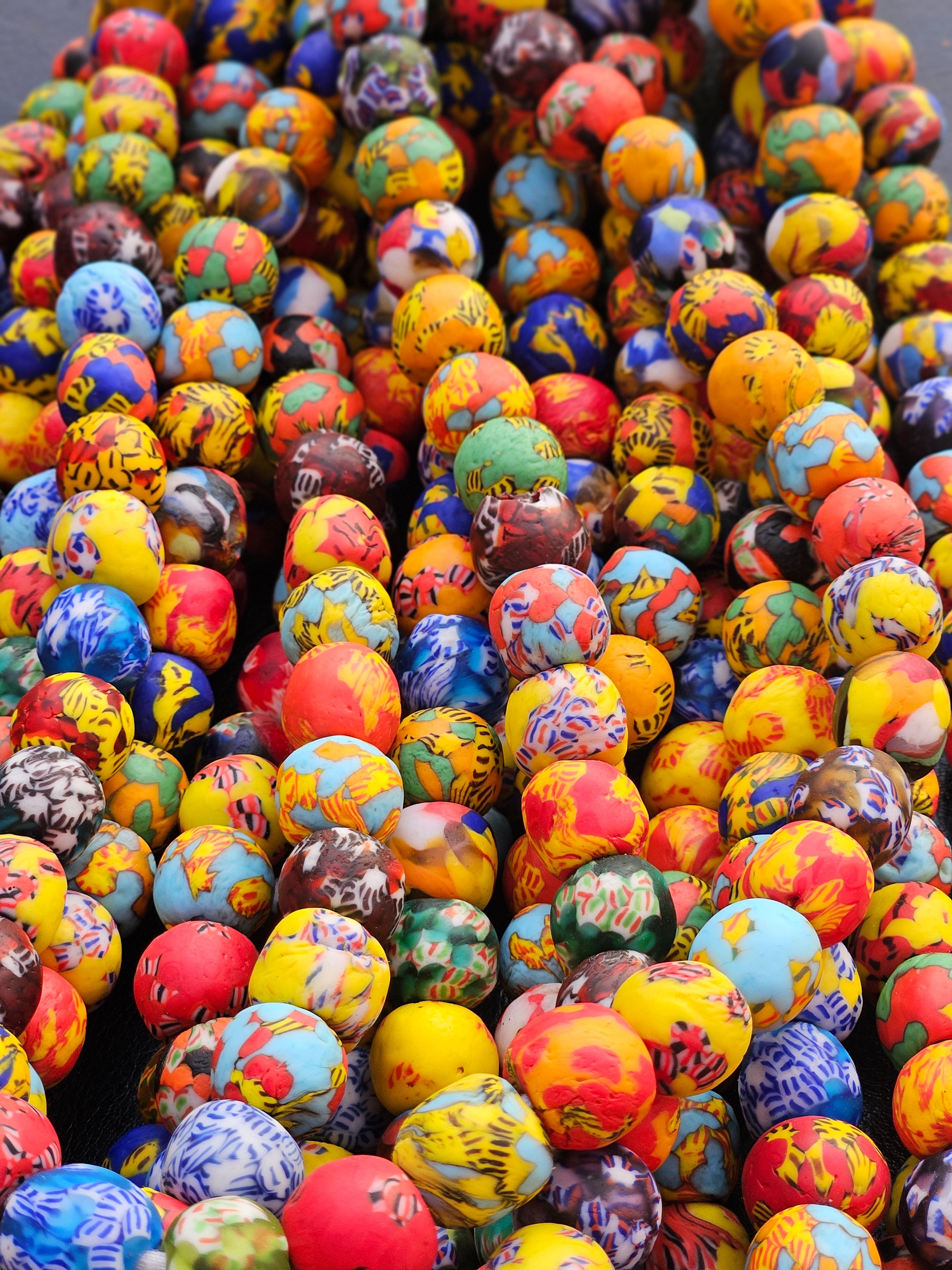 Artisanal African Krobo Beads - Perfect for Jewelry Making & Other Crafters