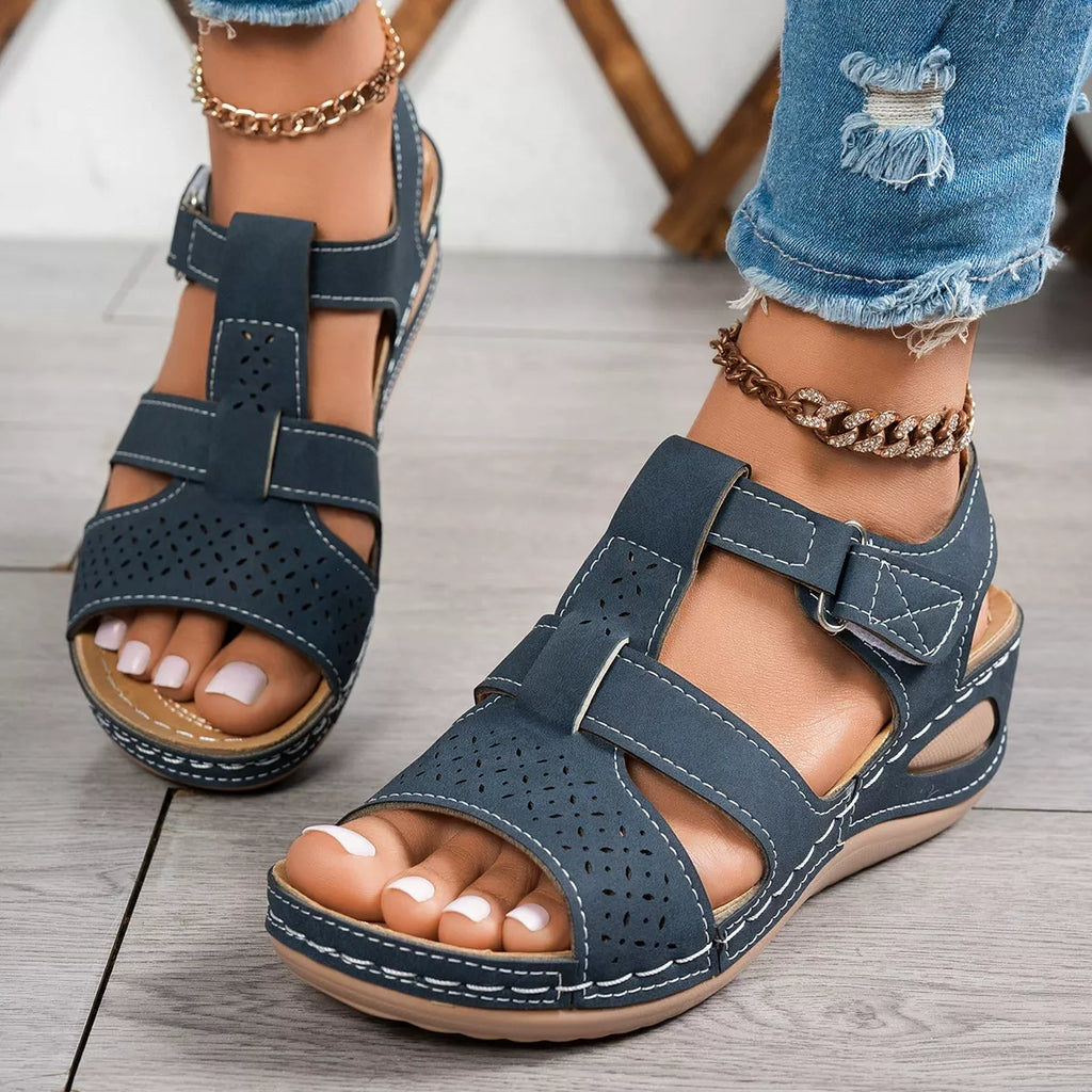 Open Toe Wedge Sandals