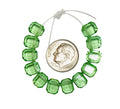 Vintage Swarovski Crystal Beads - Article 5105 - 8x6.5mm - Peridot