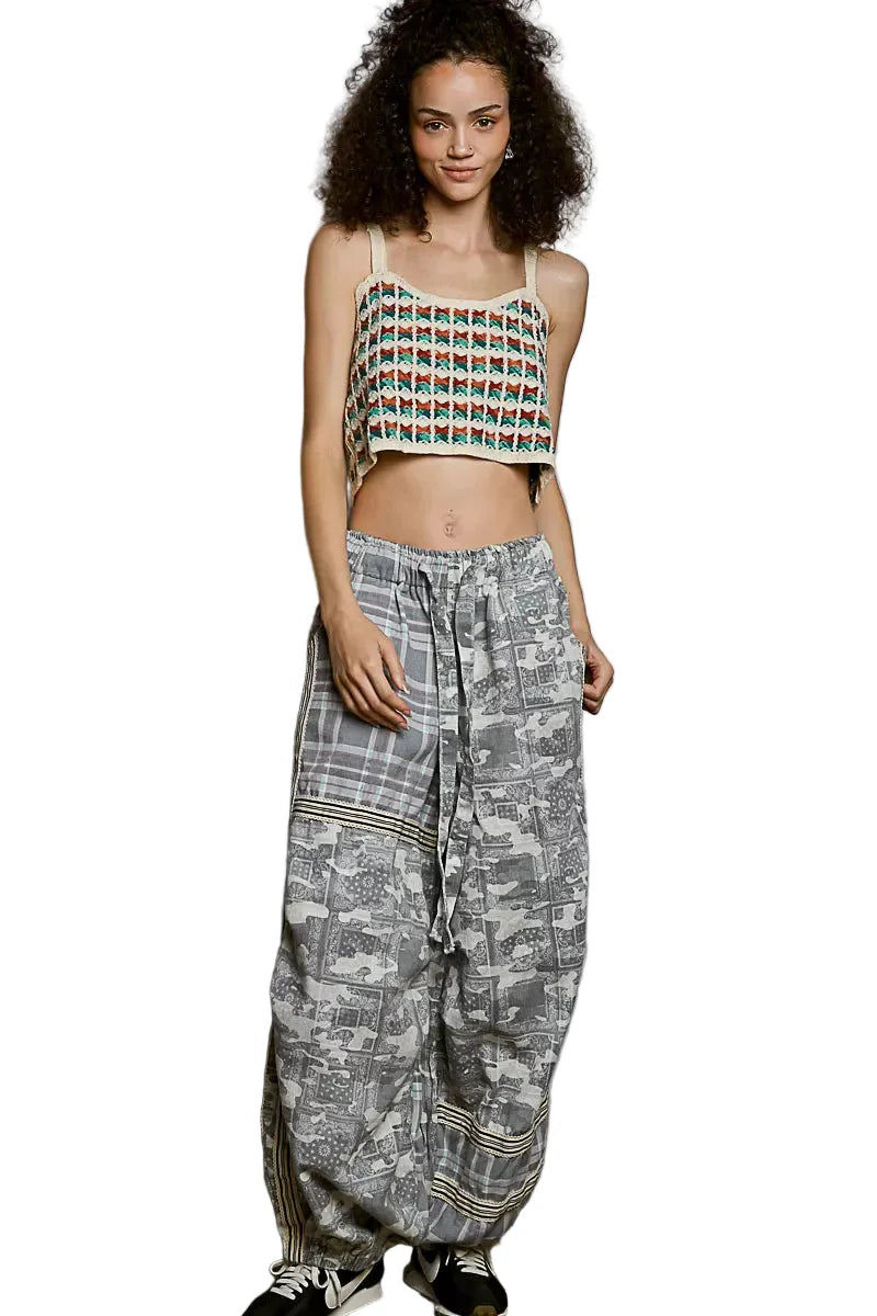 Cropped Crochet Cami with Scalloped Edge