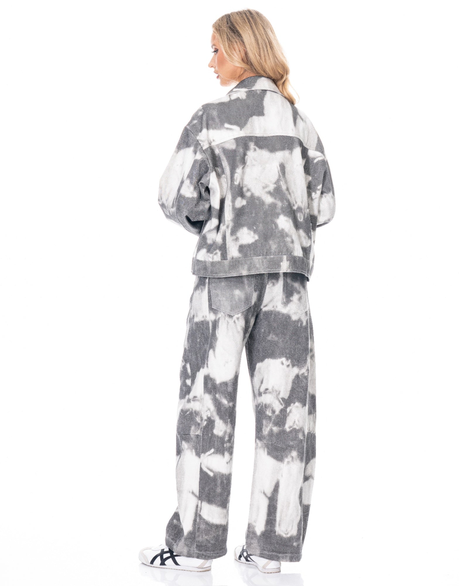 Tie-dye Denim Pants