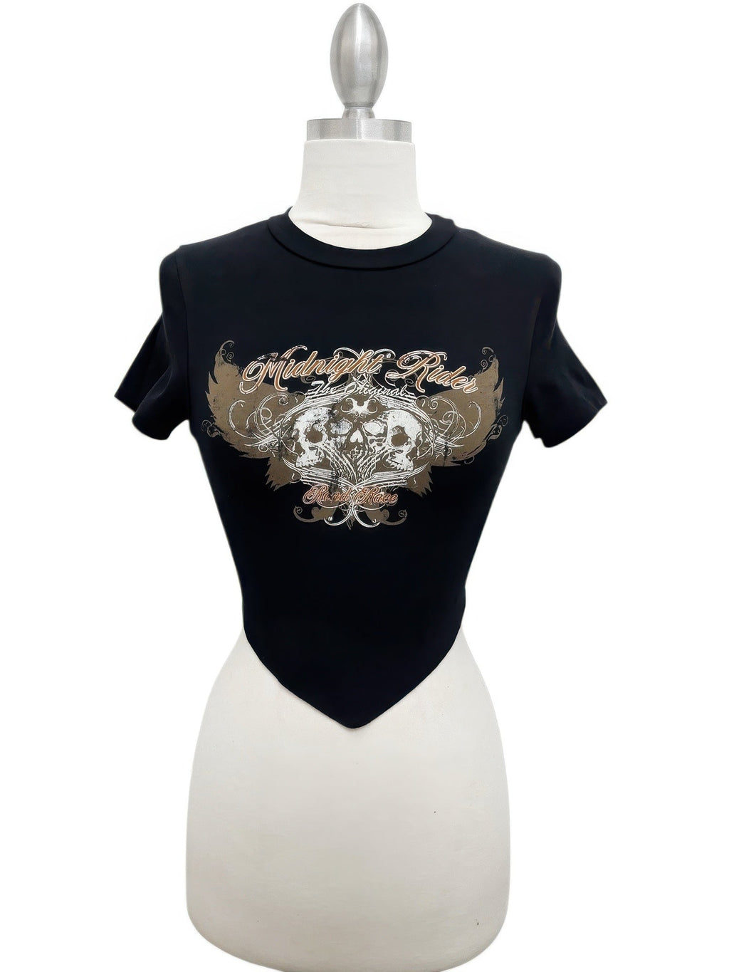 Midnight Rider Graphic Cropped Tee