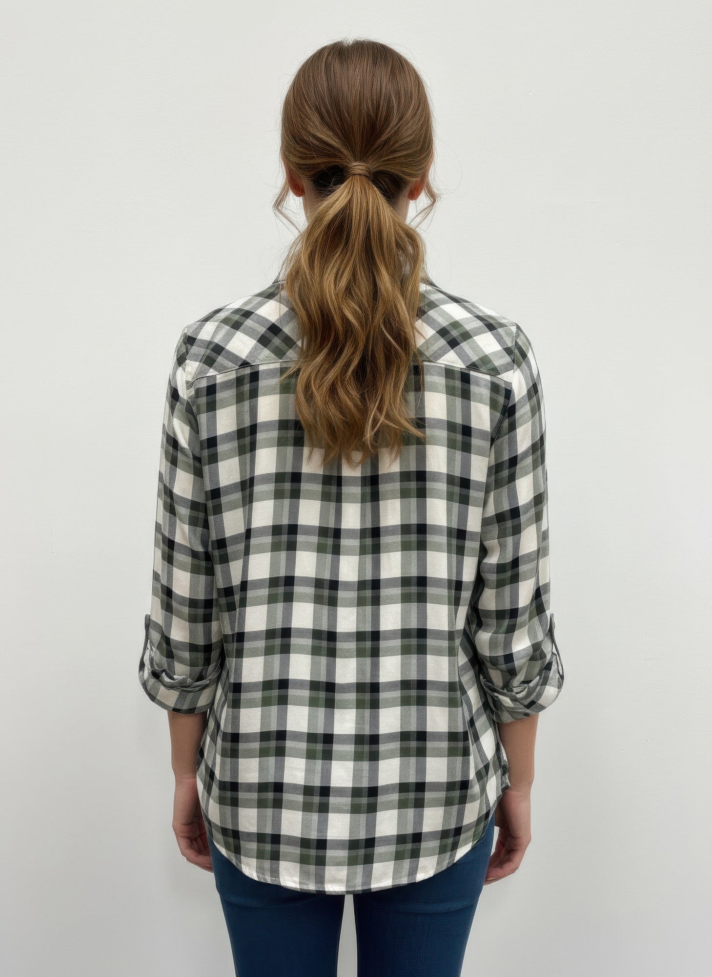 Erika Plaid Blouse