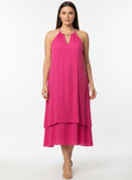 Solid Color Sleeveless Dress