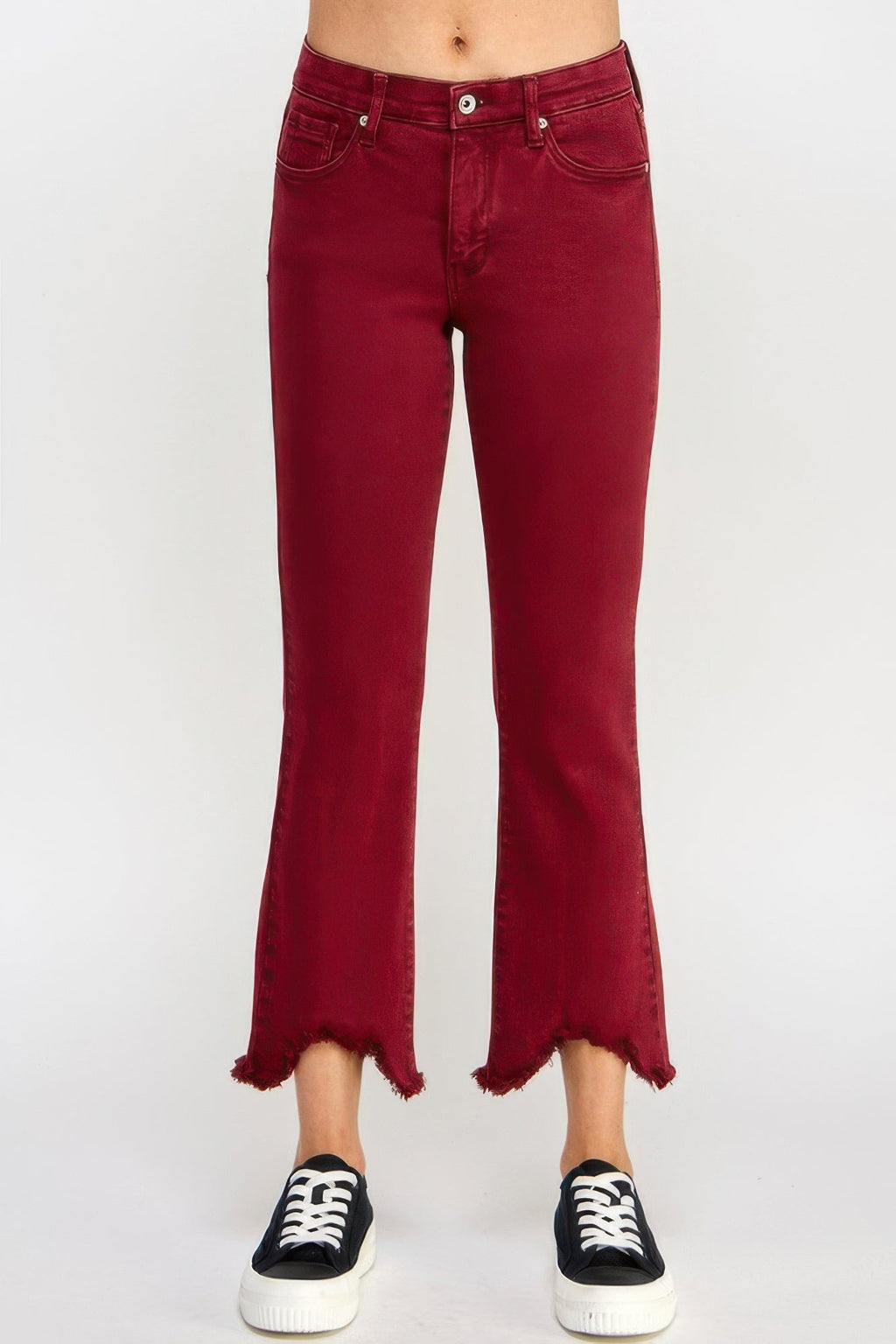 Mid Rise Stretch Tummy Control Kick Flare