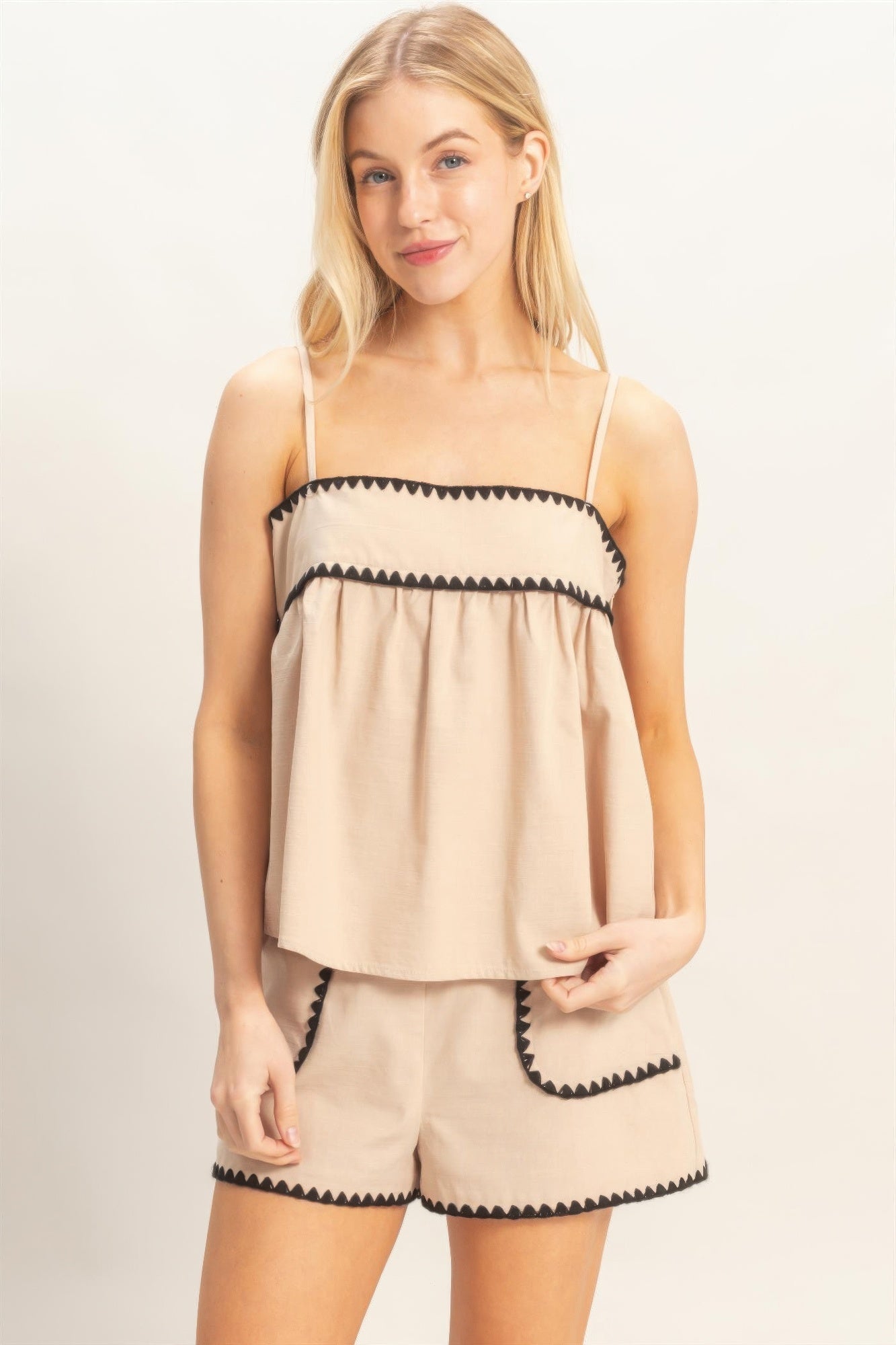 Sleeveless Babydoll Top
