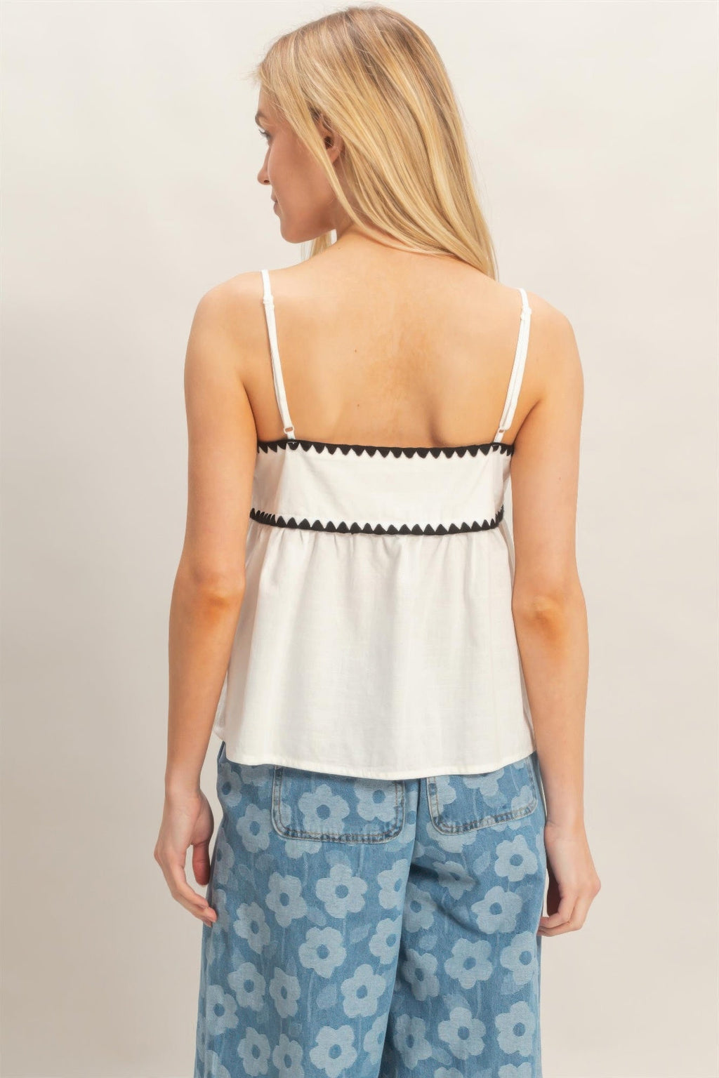 Sleeveless Babydoll Top