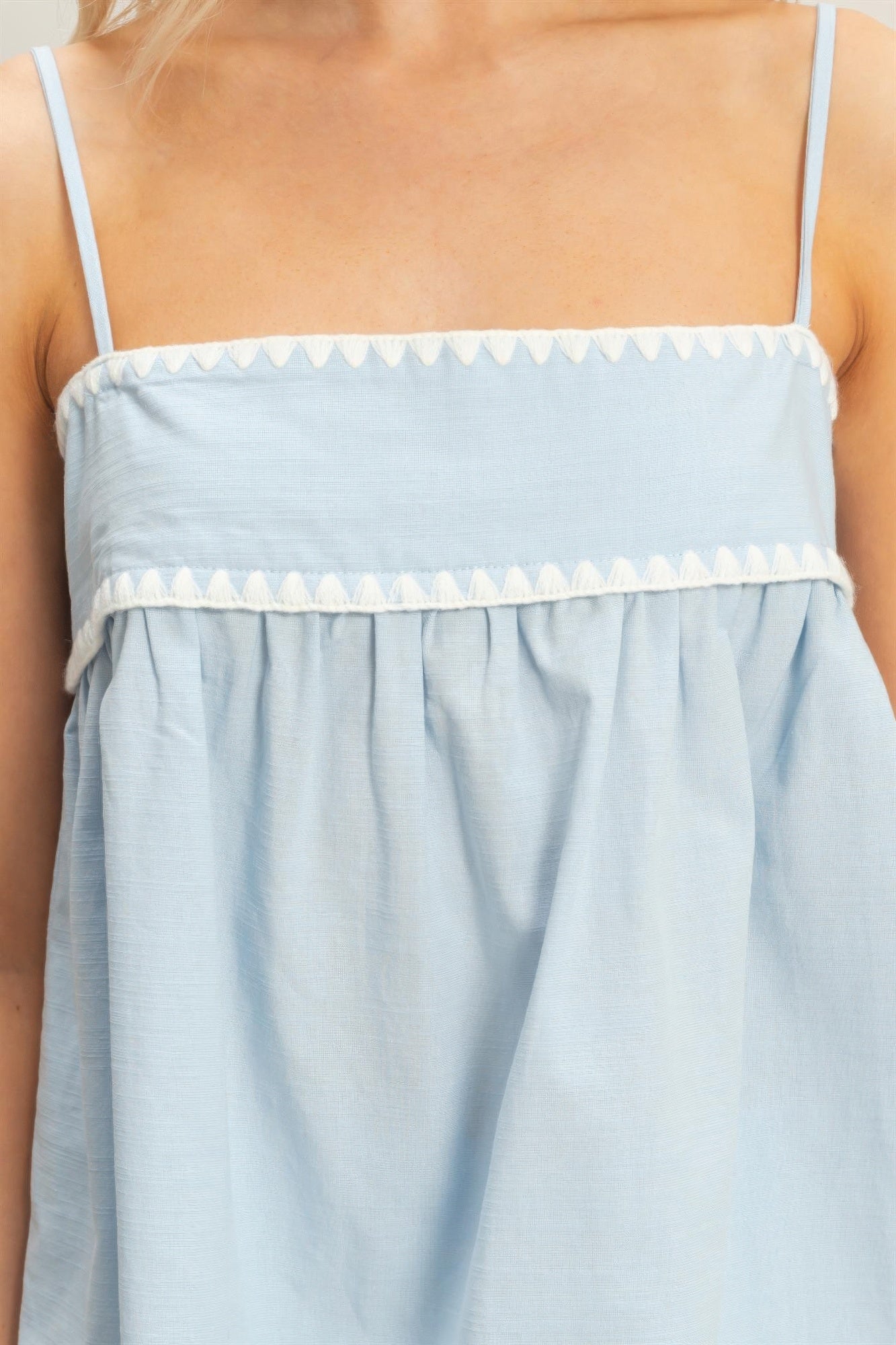 Sleeveless Babydoll Top