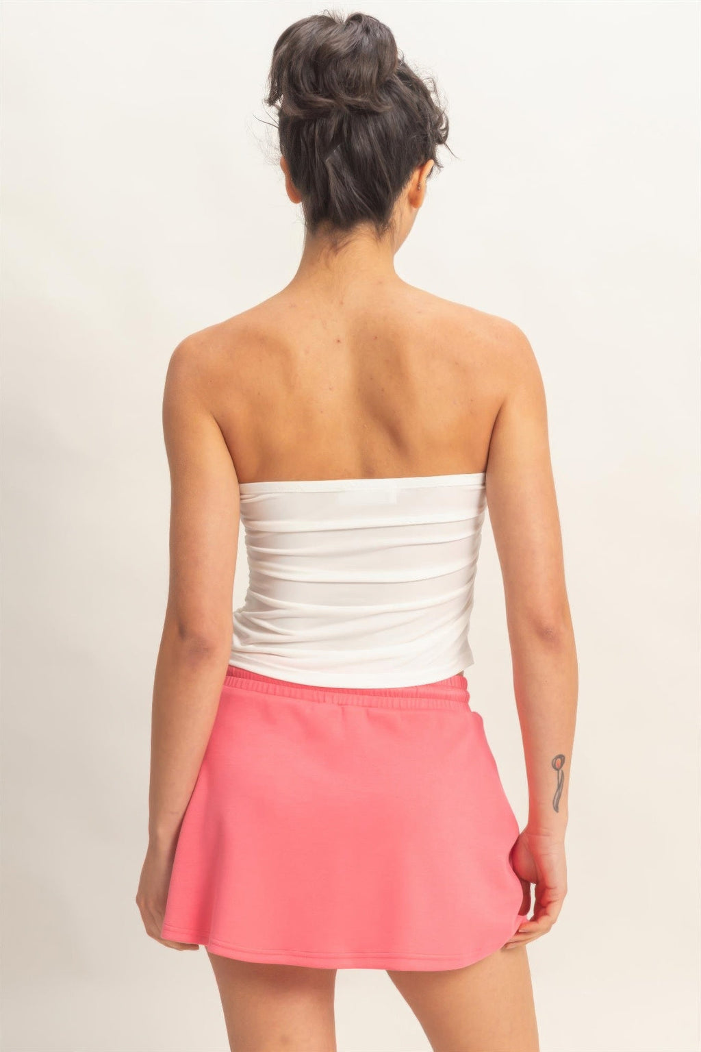 Ruched Bandeau Tube Top