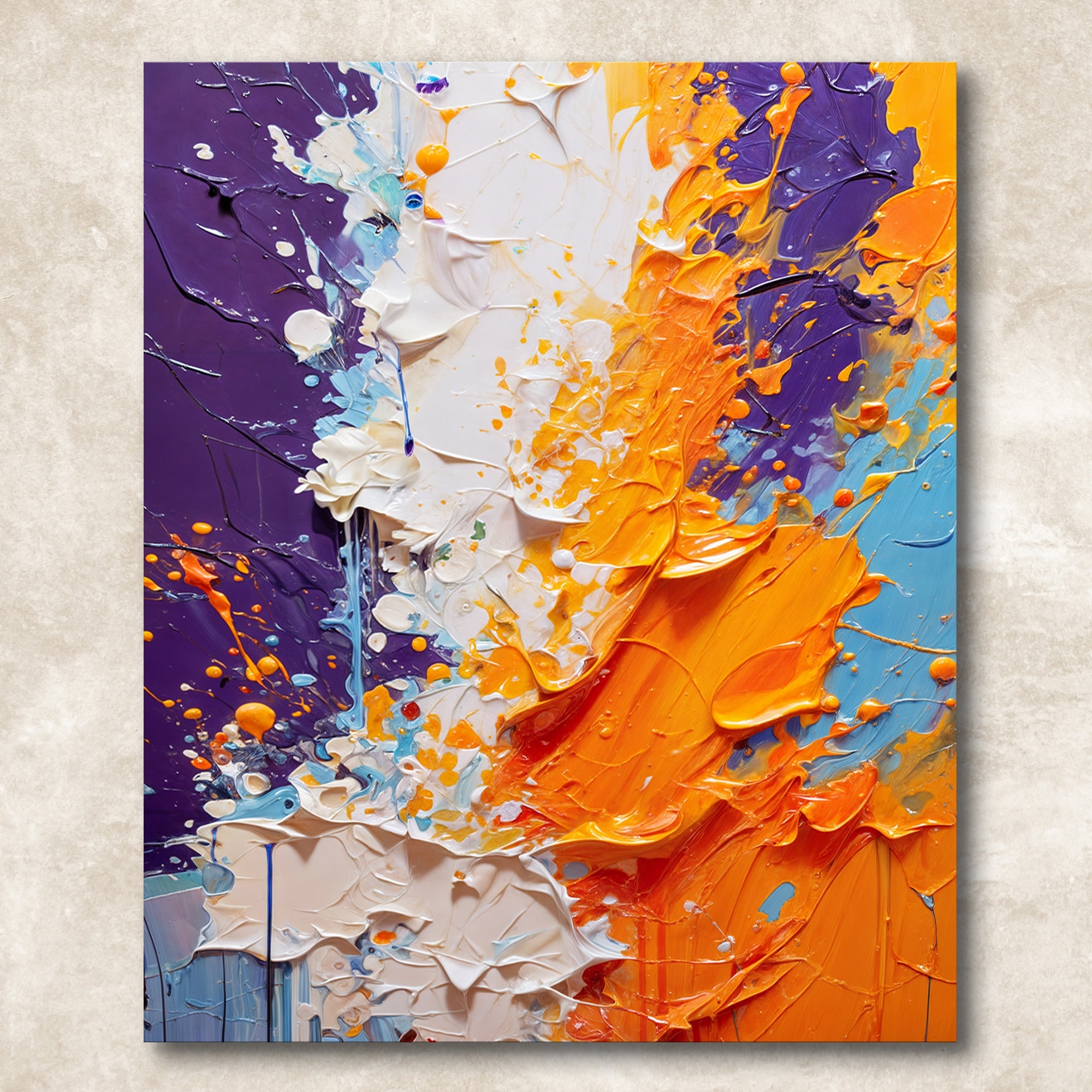Canvas Print: "Chromatic Rift"