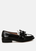 ARAMINTA Classic Chunky Bow Loafers