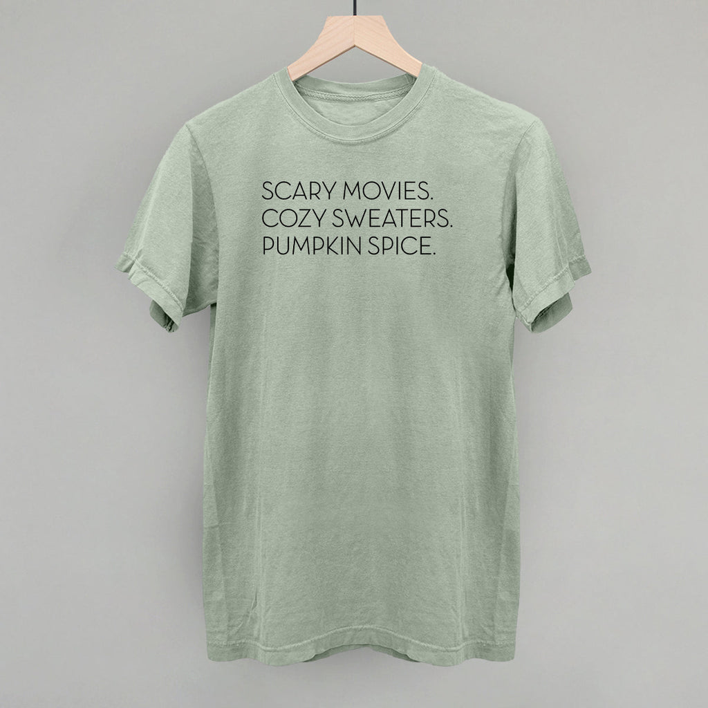 Scary Movies, Cozy Sweaters, Pumpkin Spice