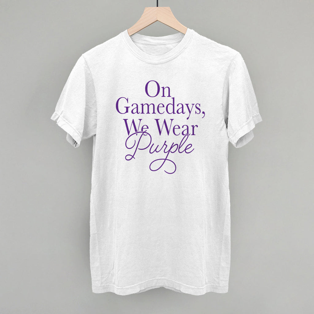On Gamedays, We Wear Purple
