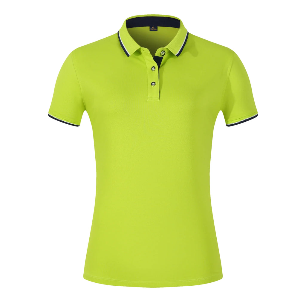 Golf Women's Polo Shirt Lapel Slim Fit Short Sleeve
