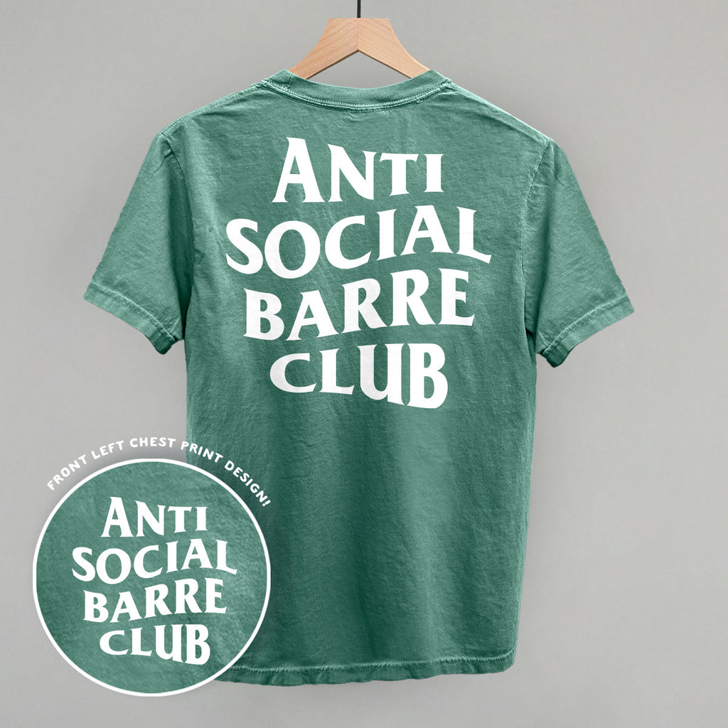 Anti Social Barre Club (White) (Back Print)