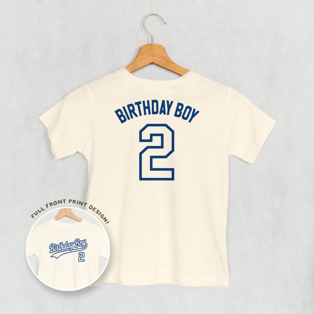 Birthday Boy Varsity #2 (Kids Back Print)