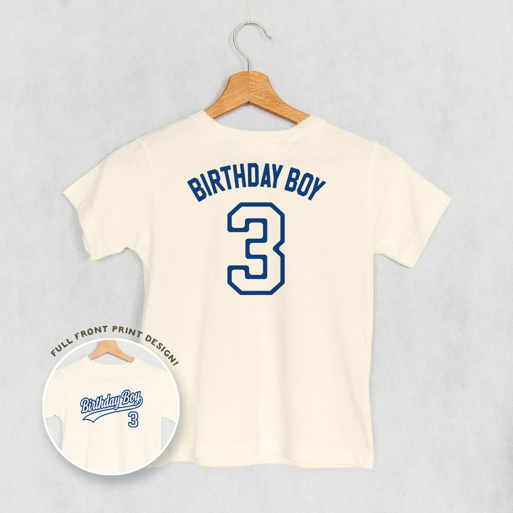 Birthday Boy Varsity #3 (Kids Back Print)