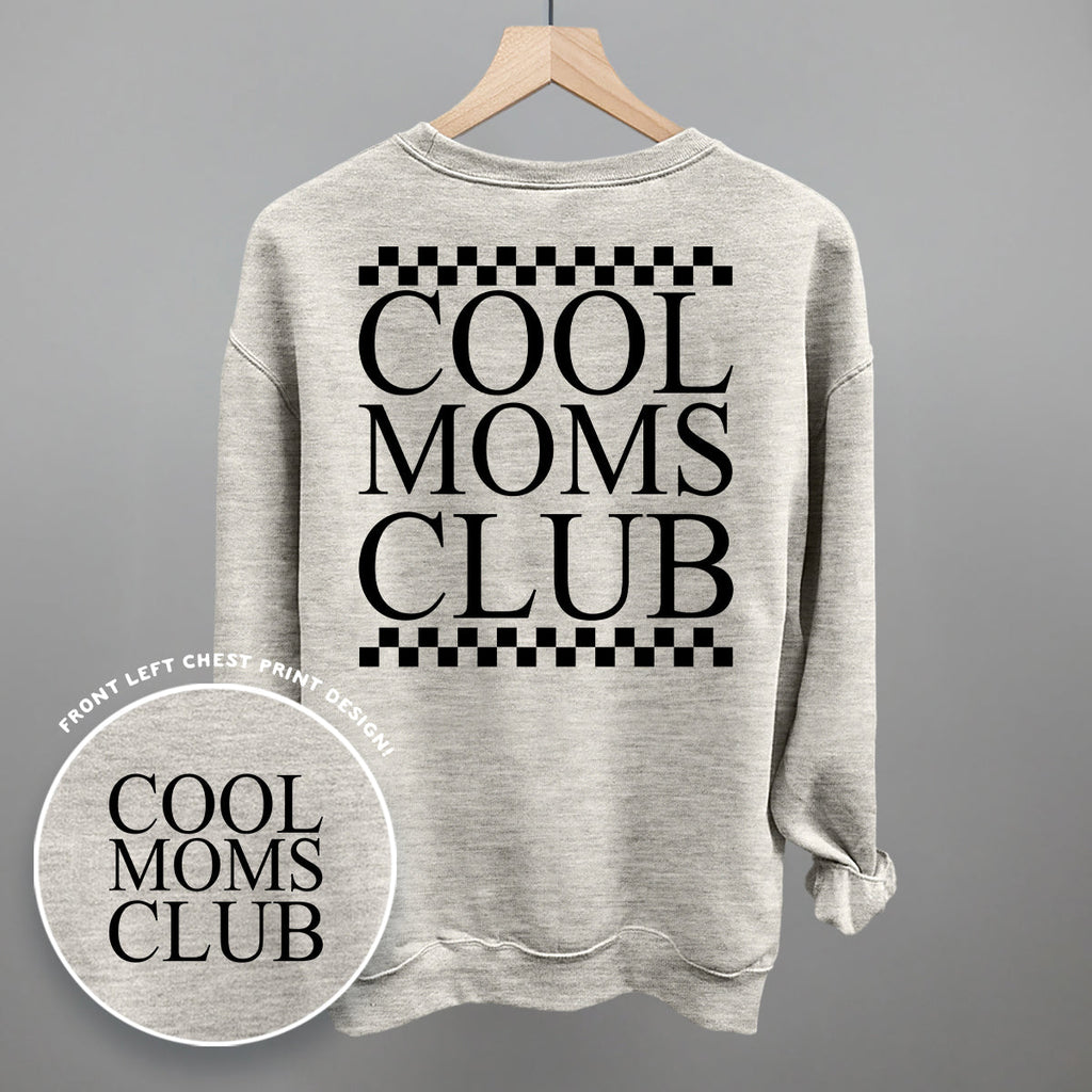 Cool Moms Club Checkered (Back Print)