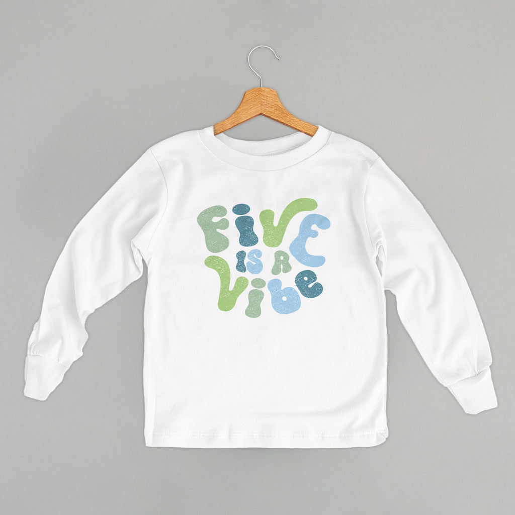 Five Is A Vibe (Blue + Green) (Kids)