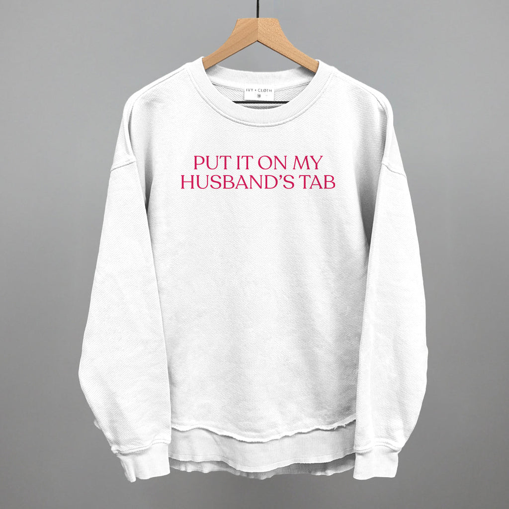 Put It On My Husband's Tab (Pink)