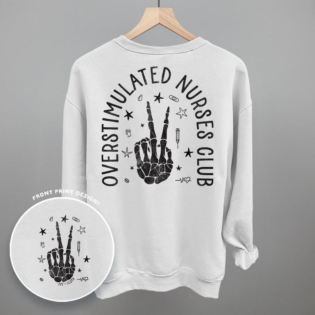 Overstimulated Nurses Club (Back Print)