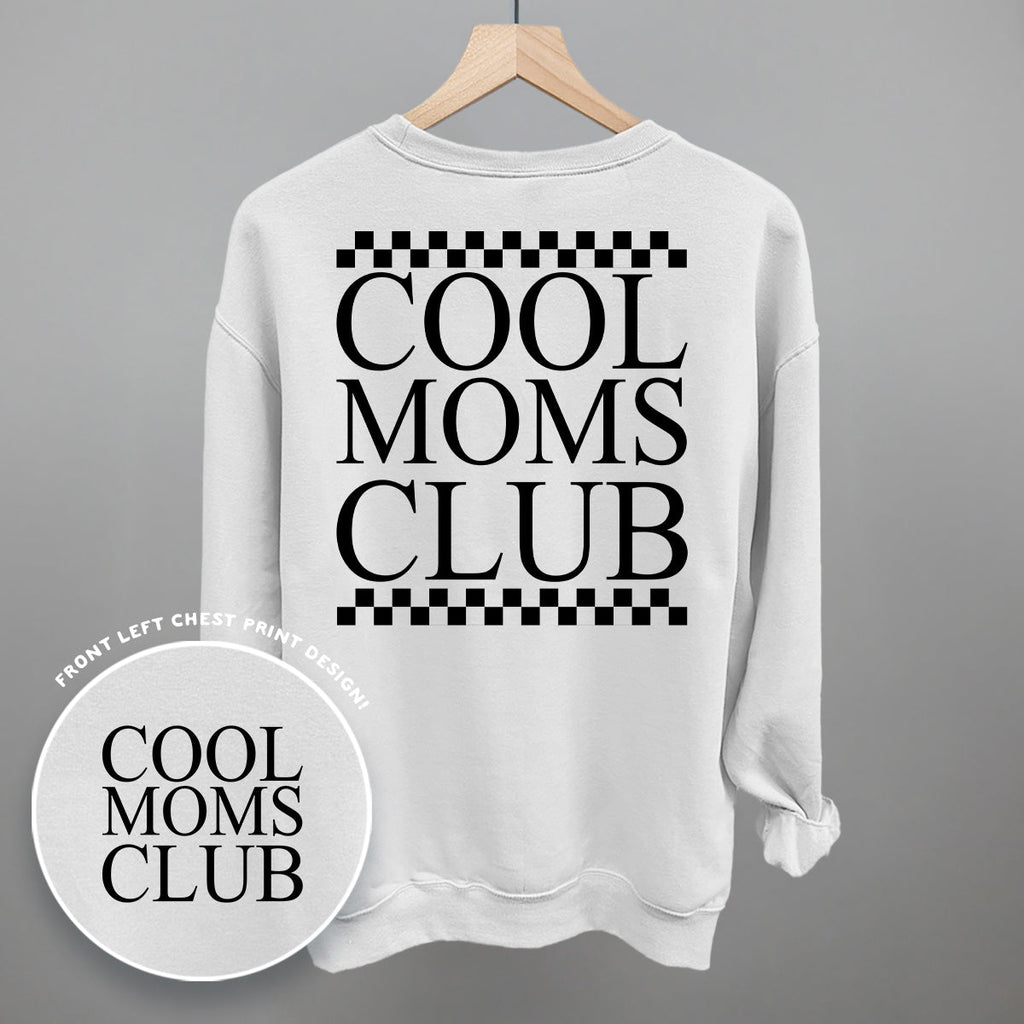 Cool Moms Club Checkered (Back Print)