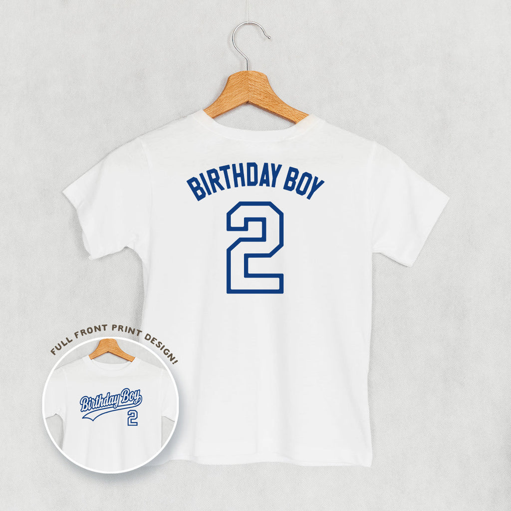 Birthday Boy Varsity #2 (Kids Back Print)