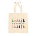 In My Christmas Era Christmas Tree Doodles Tote Bag