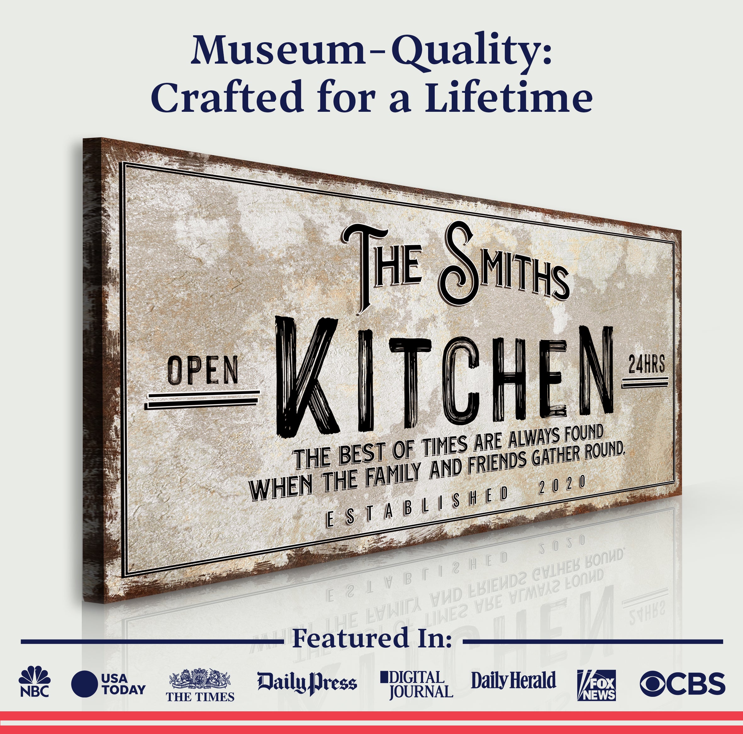 Family Kitchen Sign