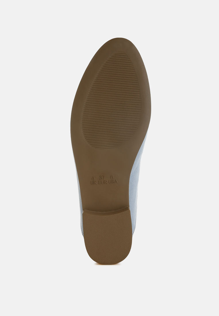 Noltas Horsebit Embellished Flat Loafers