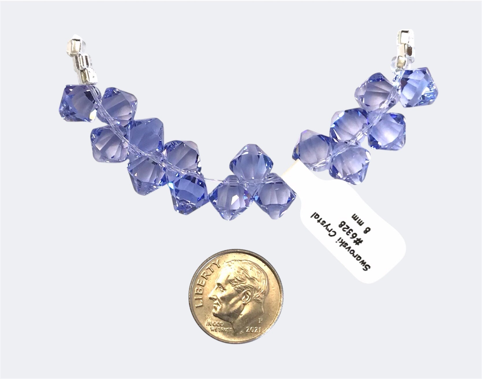 Swarovski Crystal Beads - Article 6328 - 8mm - Provence Lavender