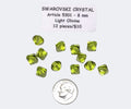 Swarovski Crystal Beads - Article 5301 - 8mm - Light Olivine
