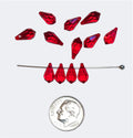 Swarovski Crystal Beads/Pendants - Article 6000 - 11x5.5mm – Light Siam