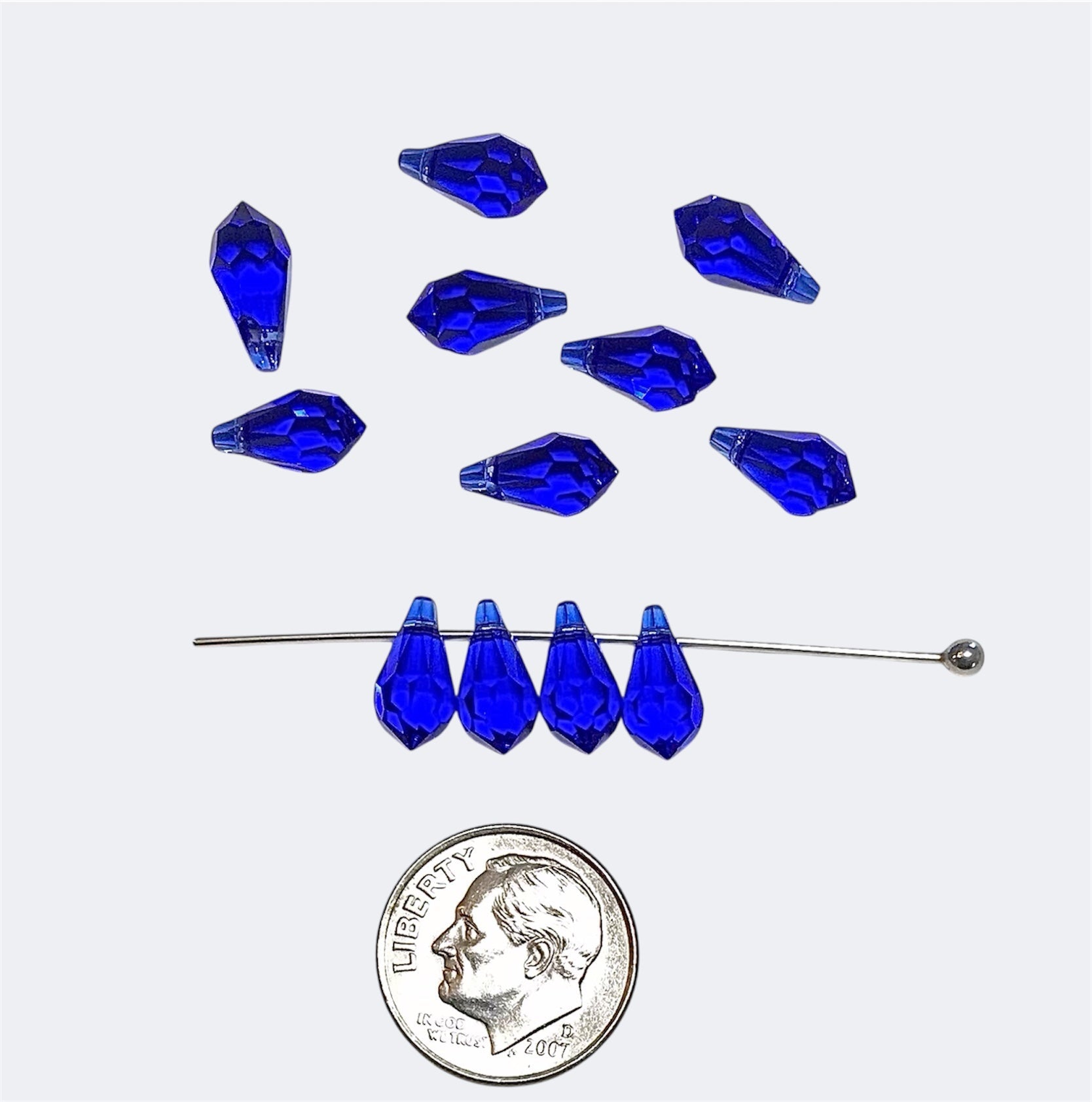 Swarovski Crystal Beads/Pendants - Article 6000 - 11x5.5mm – Majestic Blue