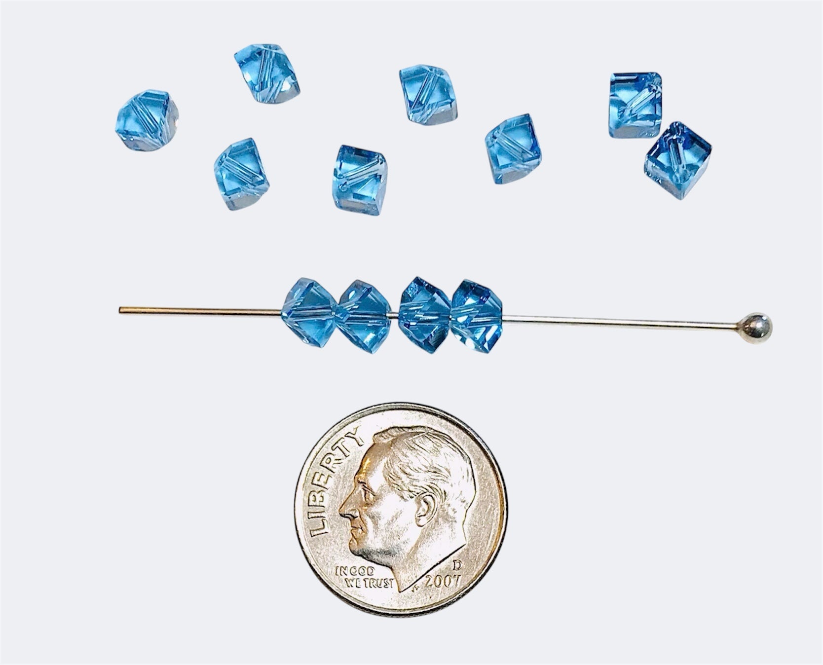 Swarovski Crystal Beads – Article 5600 – 4mm – Aquamarine