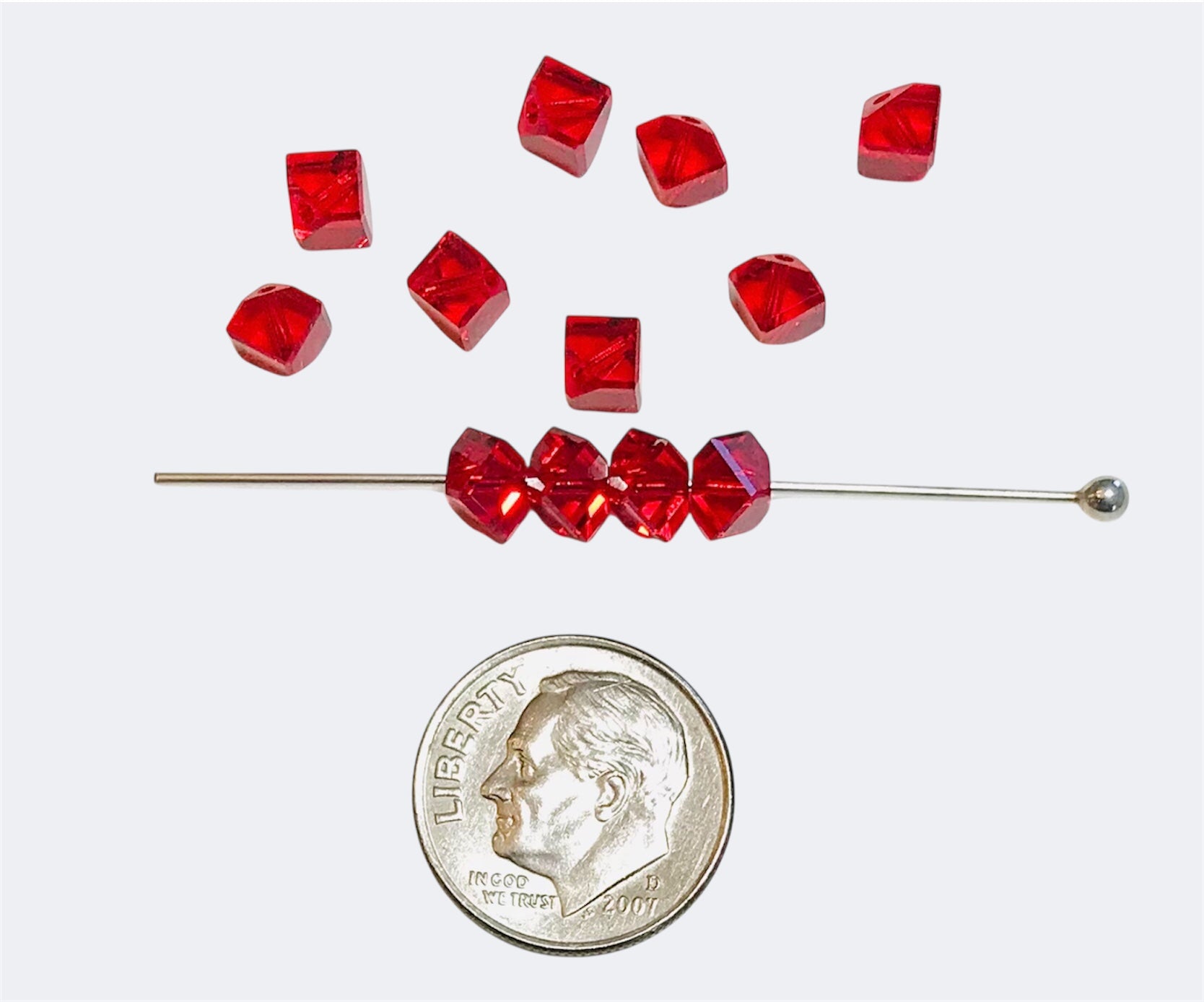 Swarovski Crystal Beads – Article 5600 – 4mm – Light Siam
