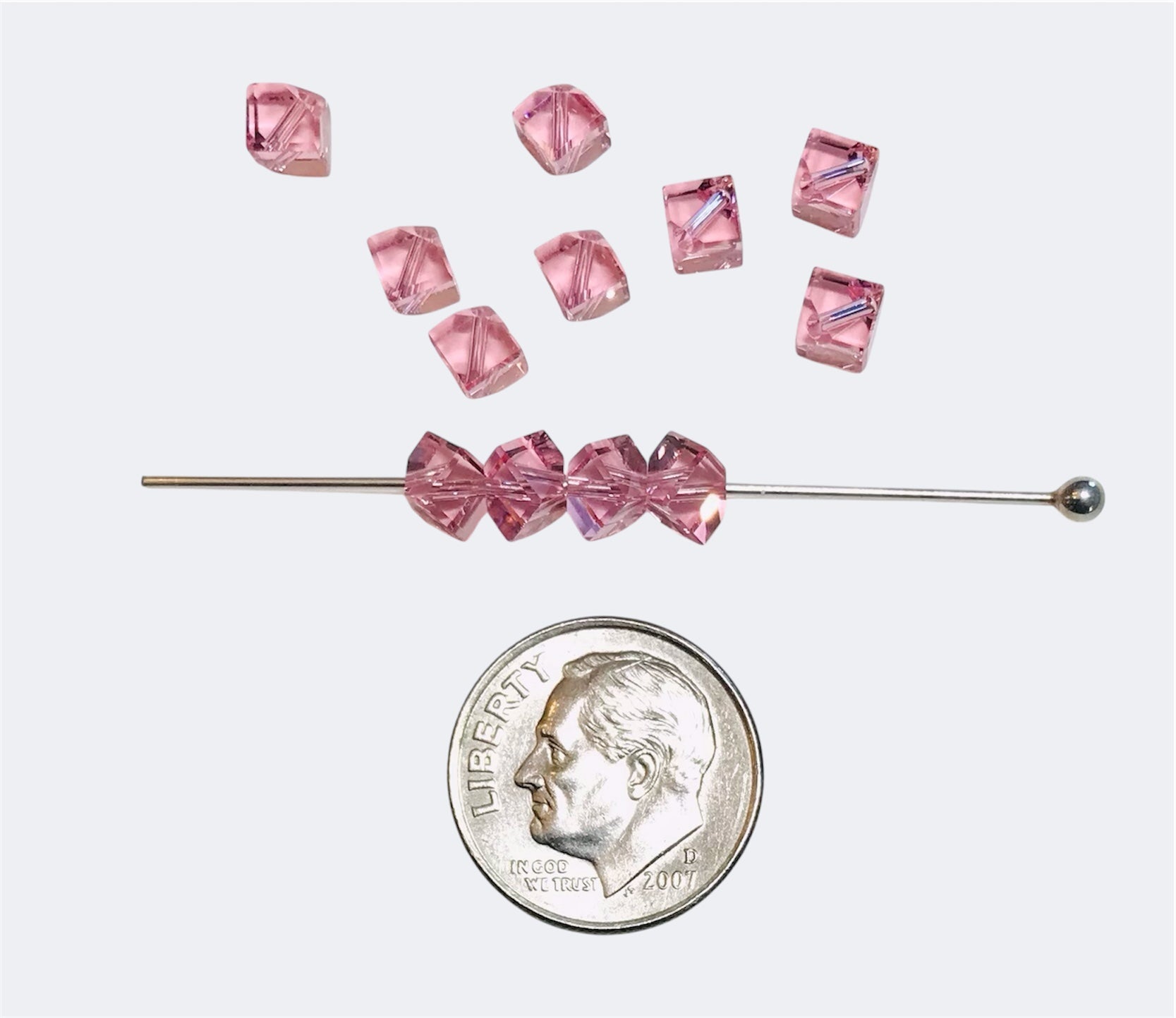 Swarovski Crystal Beads – Article 5600 – 4mm – Light Rose