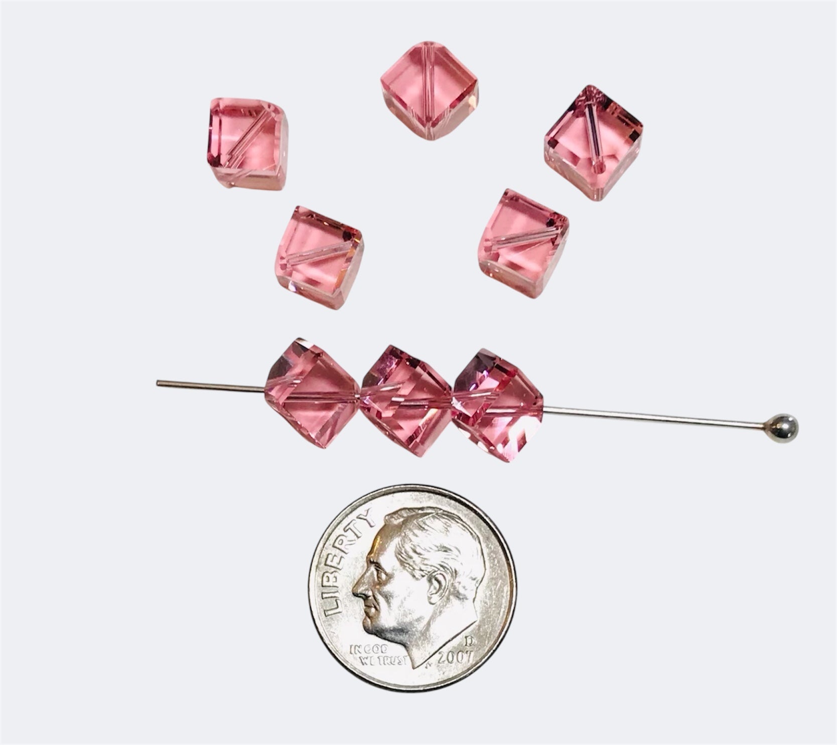 Swarovski Crystal Beads – Article 5600 – 6mm – Light Rose