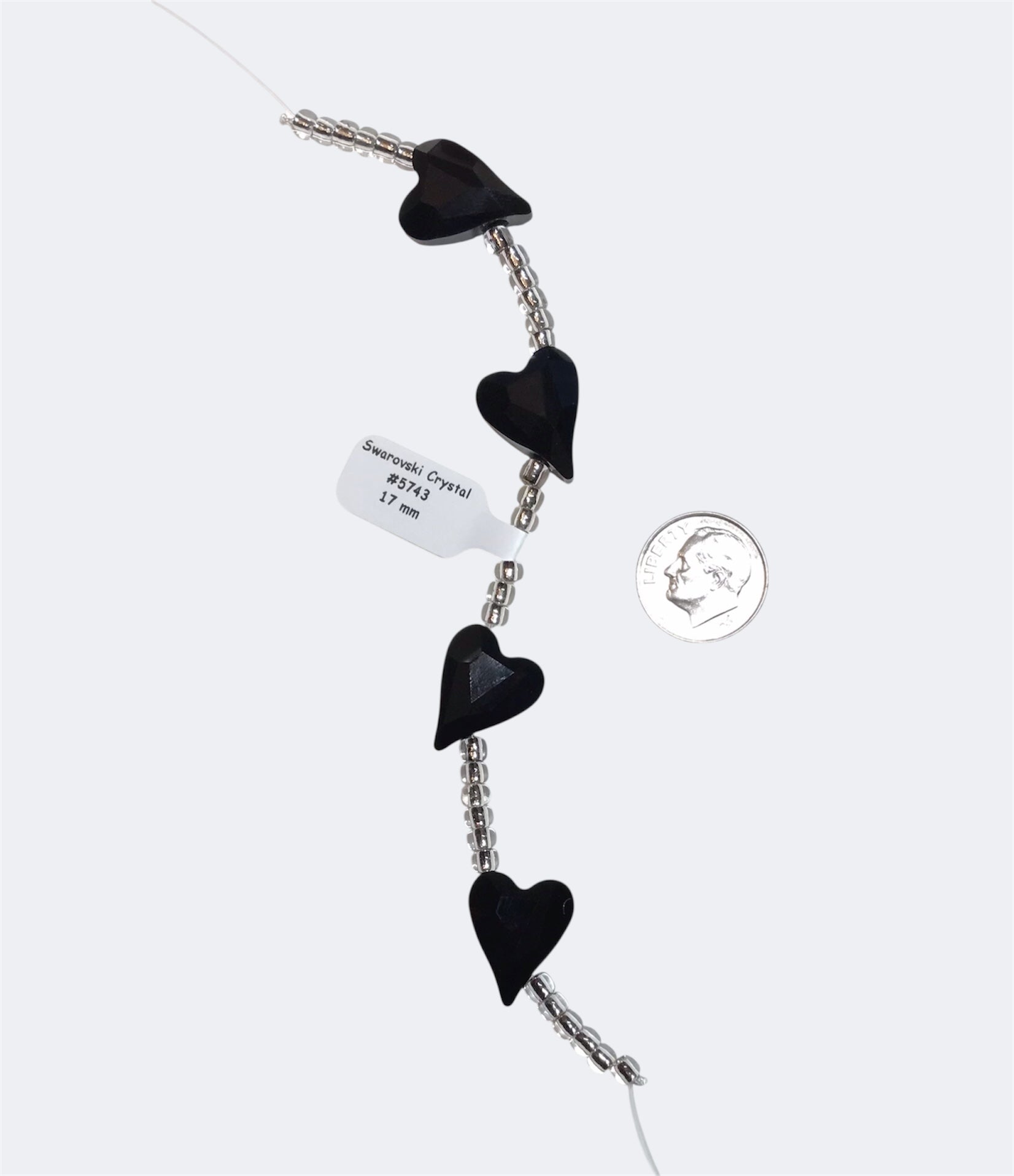 Swarovski Crystal Beads – Article 5743 – 17mm – Jet