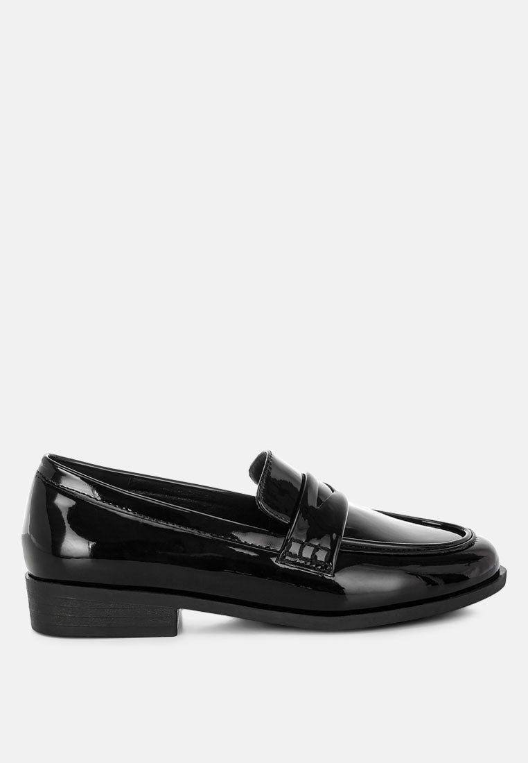 Mogul Penny Strap Detail Loafers