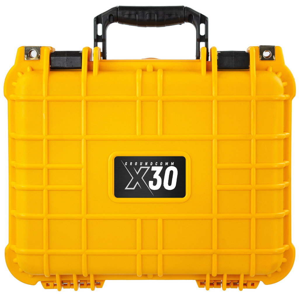 GroundComm X30 Protective Hard Case – Waterproof Ramp Edition
