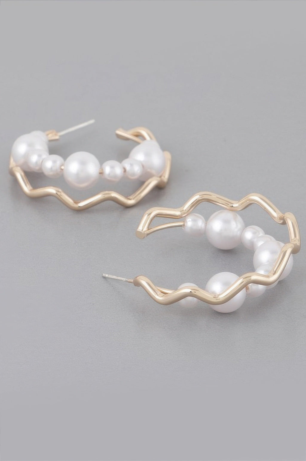 Zig 2as Faux Pearl Earrings