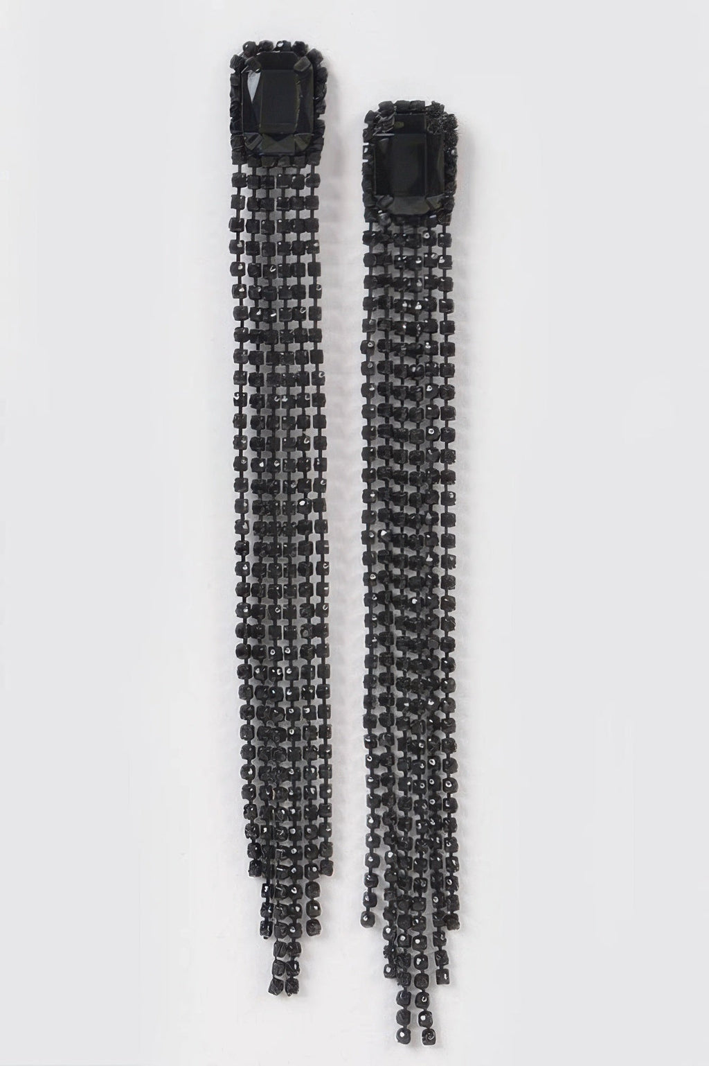 Rhinestone Fringe Earring