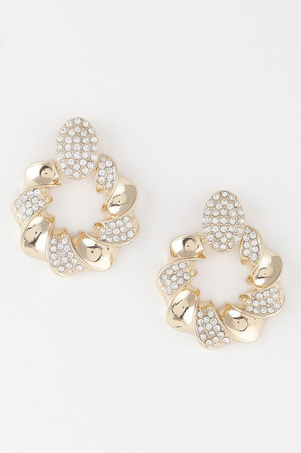 Twisted Jewel Wreath Earrings