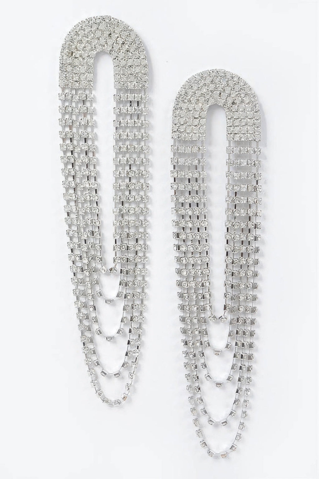 Layered Elegant Rhinestone Earrings